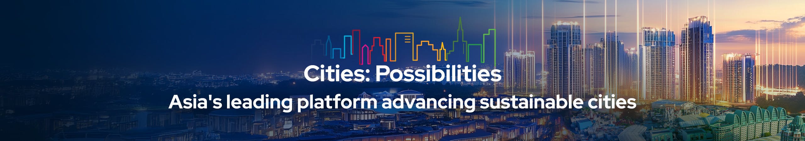 Cities in the Spotlight banner background