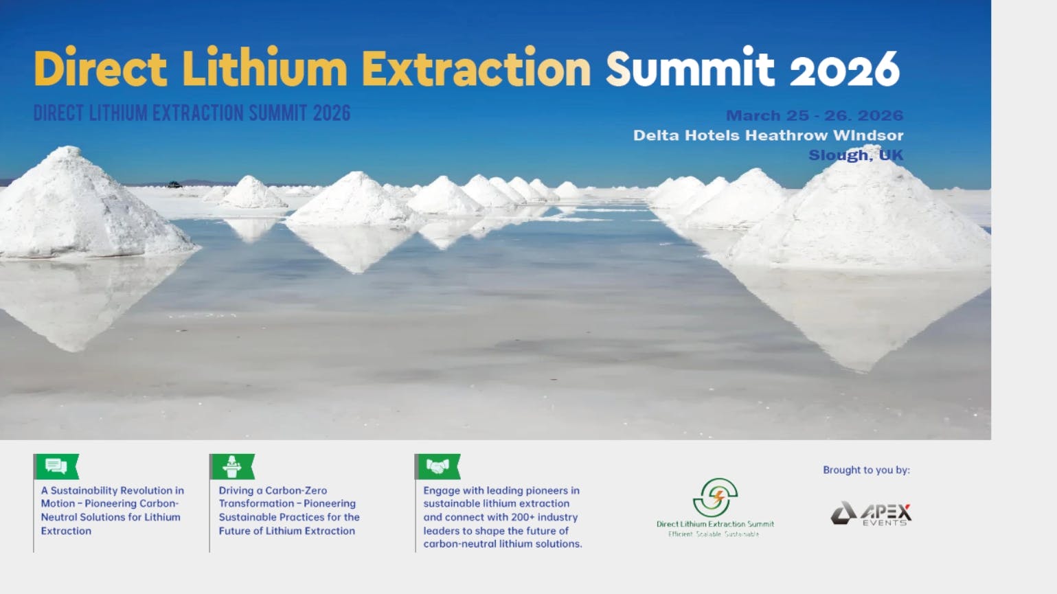 Direct Lithium Extraction Summit 2026