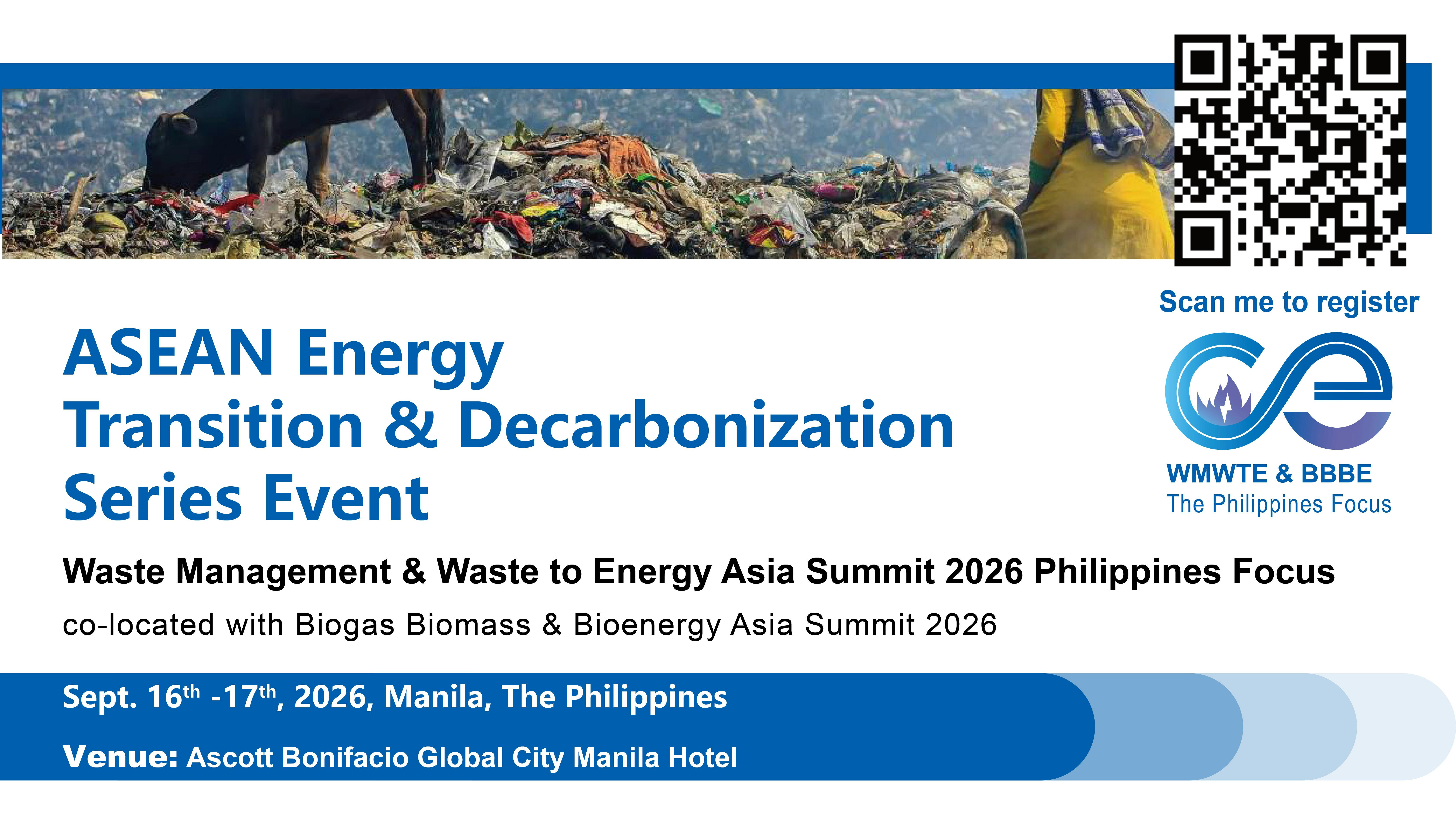 10th Waste Management & Waste to Energy Asia Summit 2026 The Philippines Focus