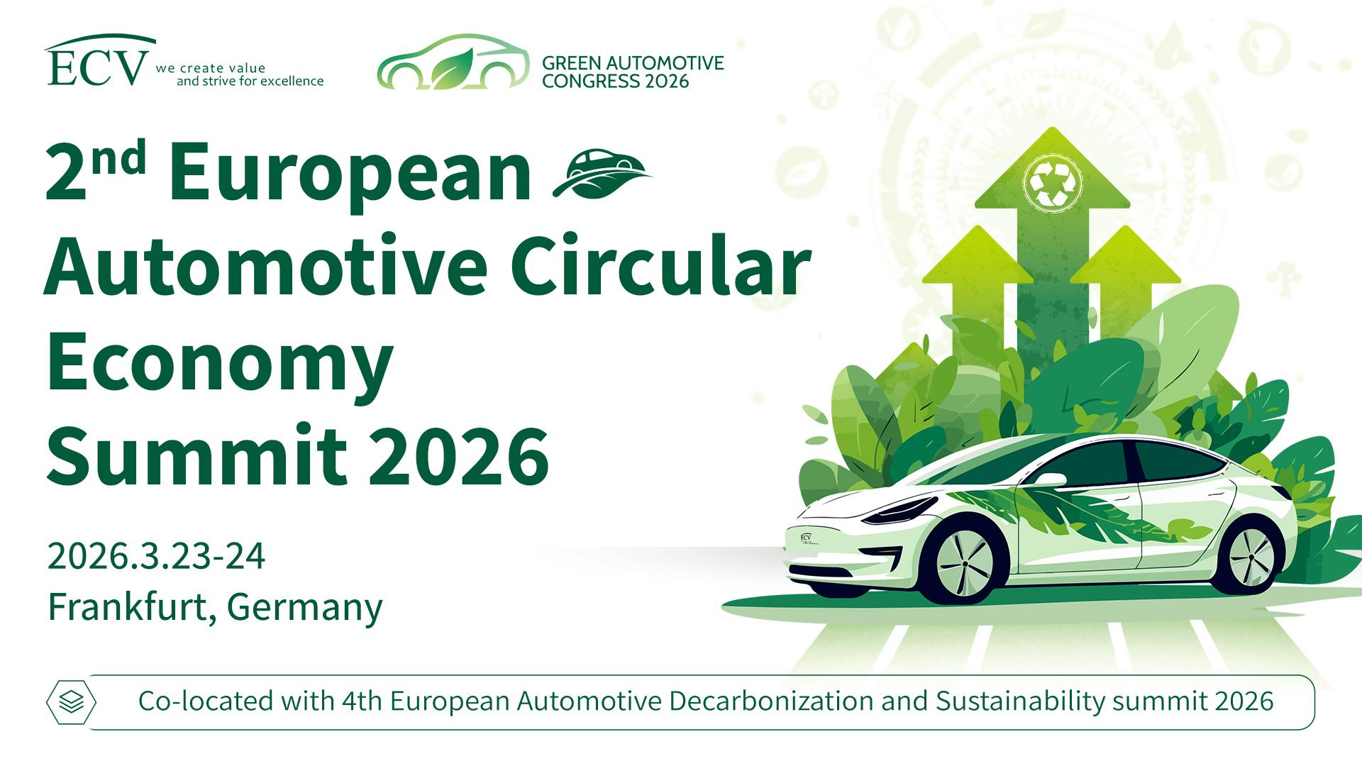European Automotive Circular Economy Summit 2026