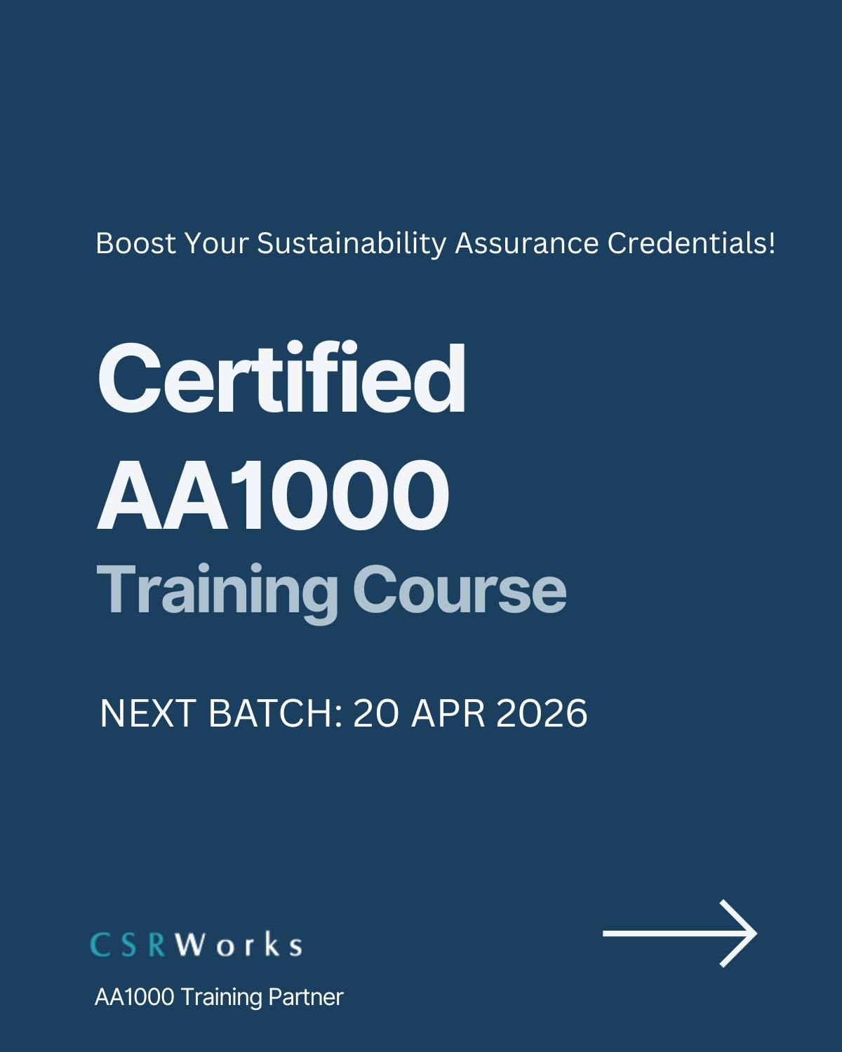 AA1000 ACSAP Certificate Course