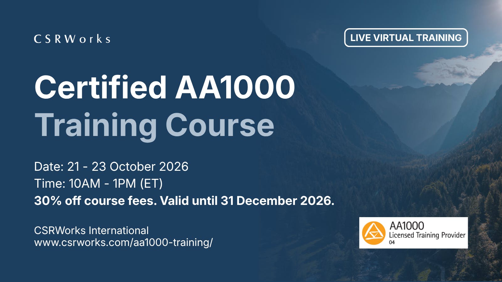 AA1000 ACSAP Certificate Course