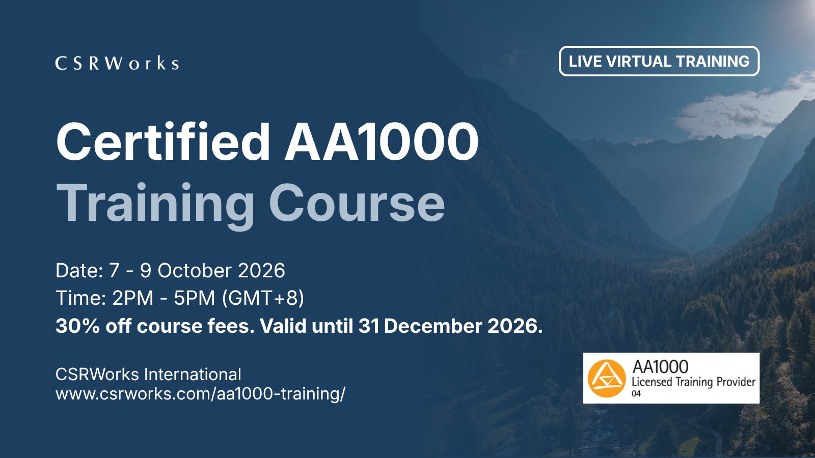 AA1000 ACSAP Certificate Course