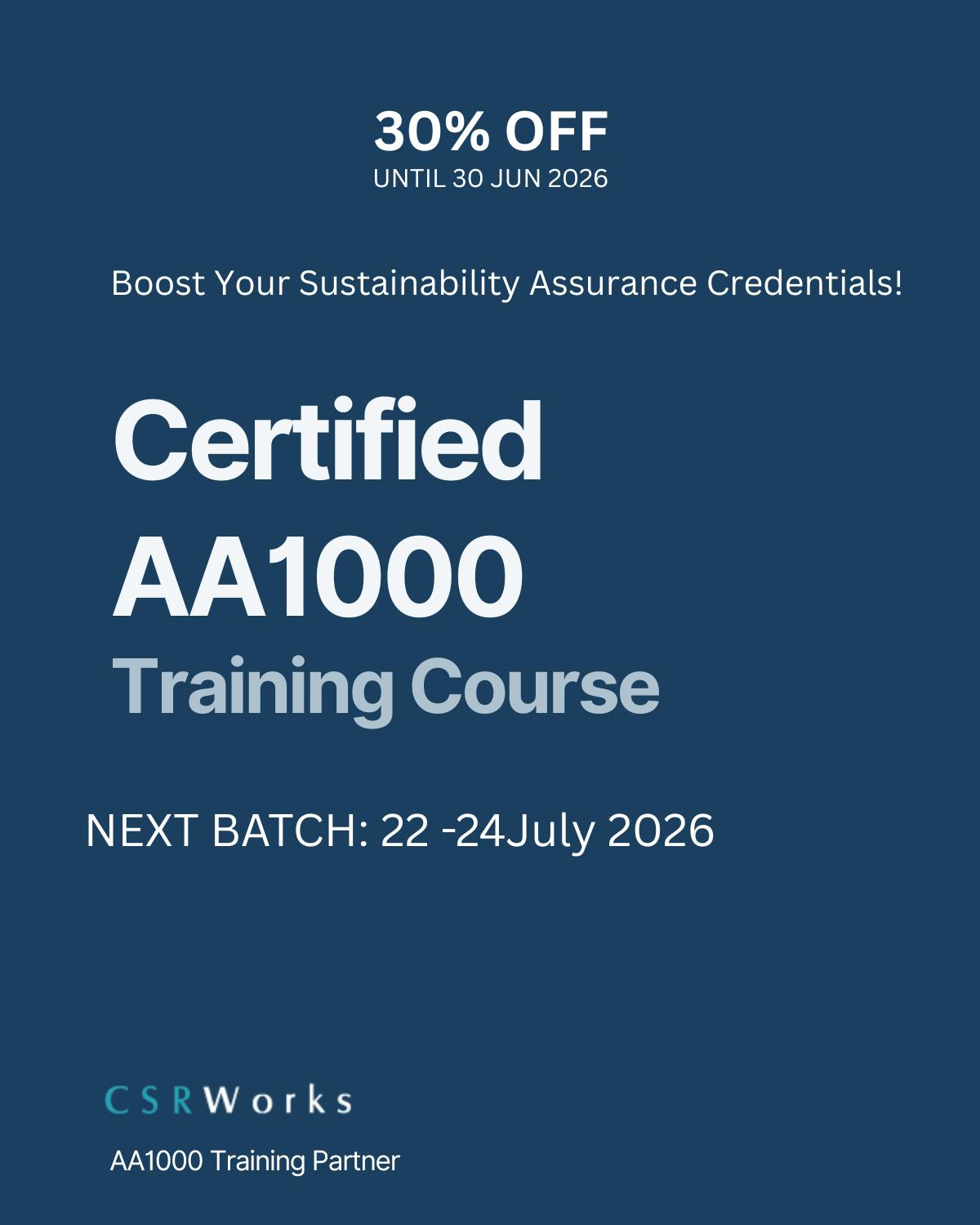 AA1000 ACSAP Certificate Course