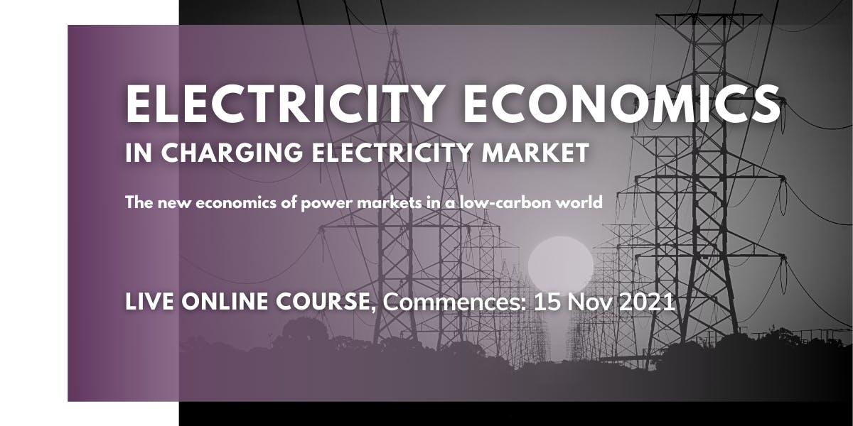 Electricity Economics In Changing Electricity Markets Live Online ...