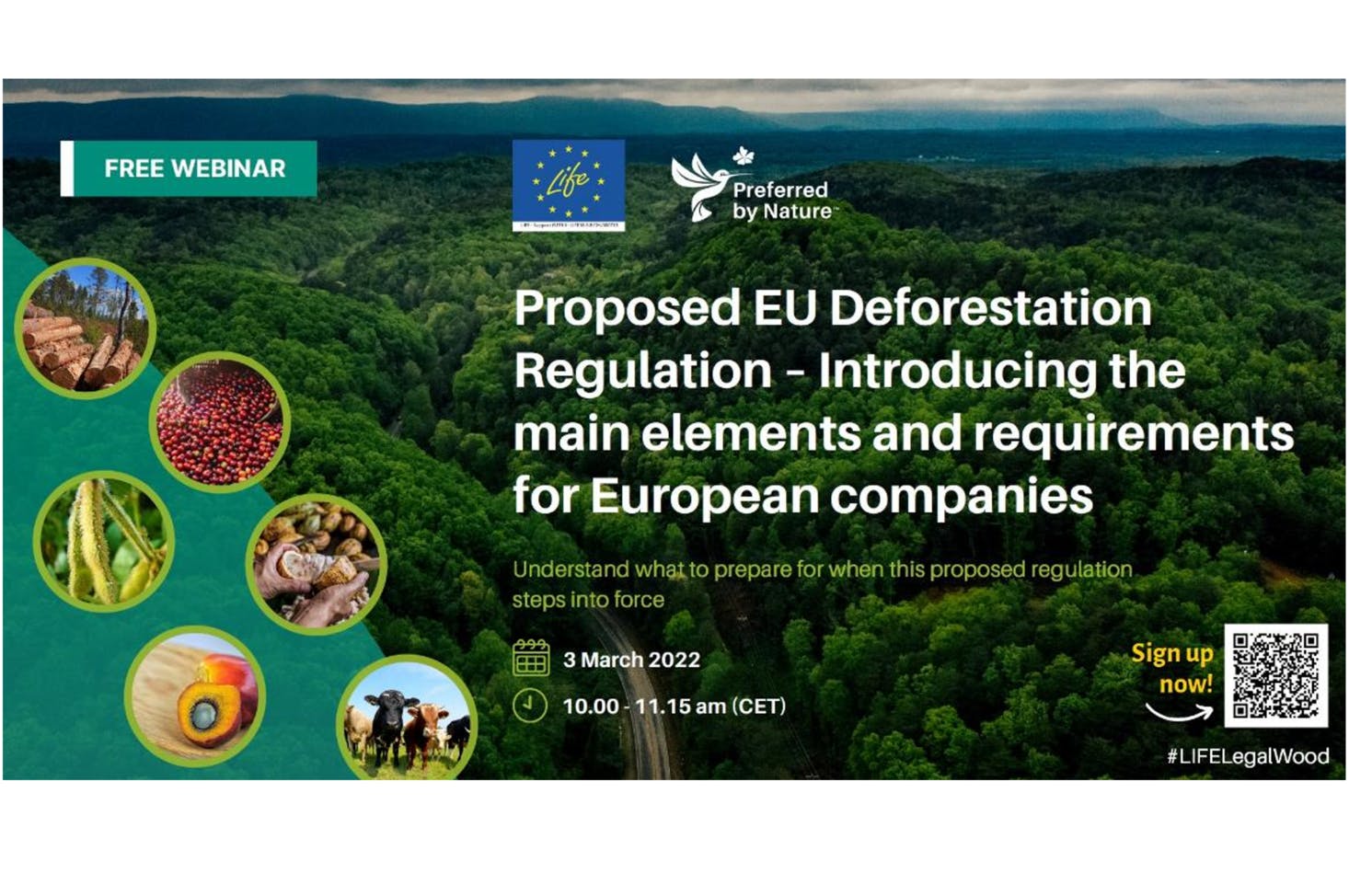 [Webinar] Proposed EU deforestation regulation - introducing the main elements and requirements for European companies