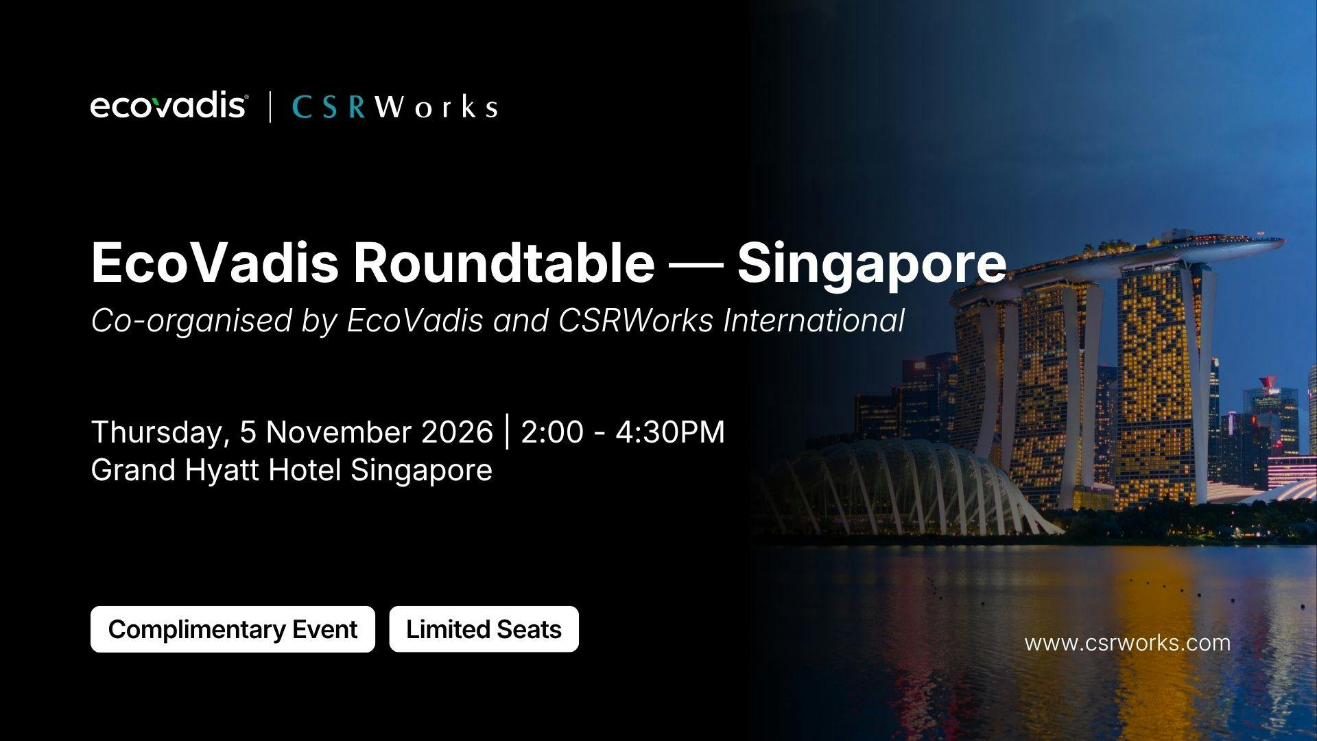 EcoVadis Roundtable — Singapore