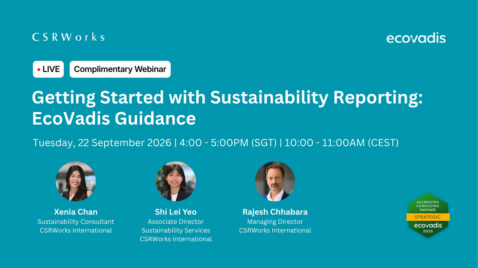 Getting Started with Sustainability Reporting: EcoVadis Guidance
