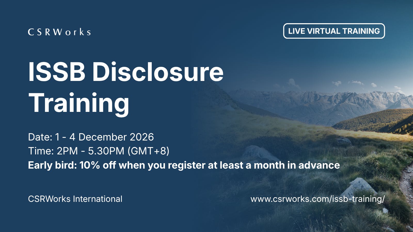 ISSB Disclosure Training