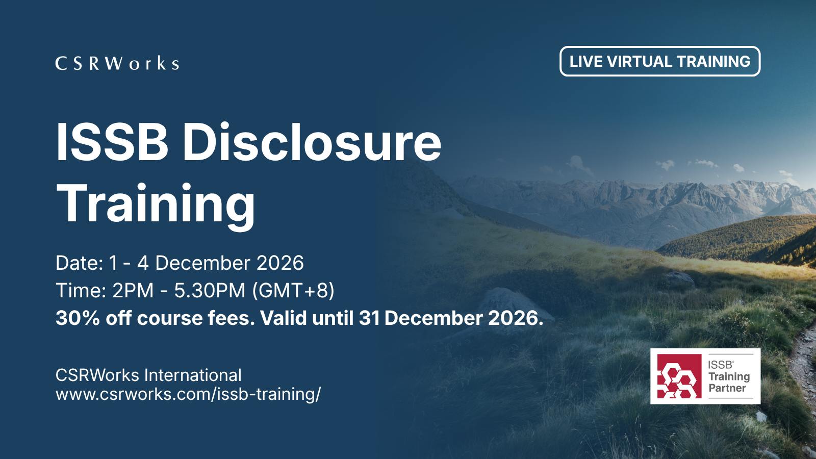 ISSB Disclosure Training