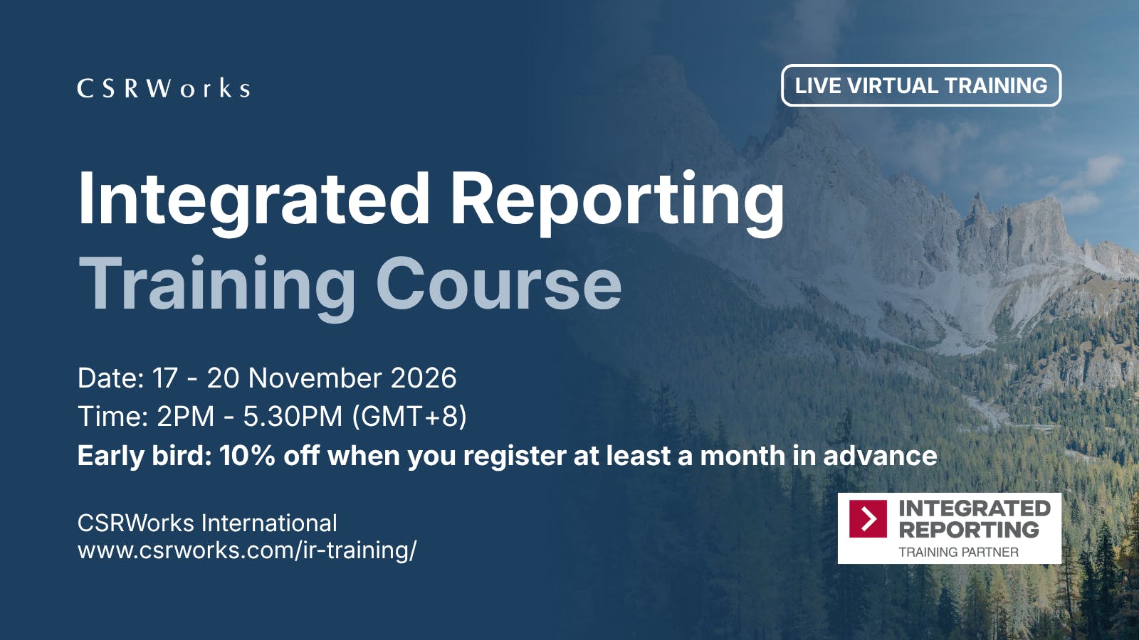 IFRS-Approved Integrated Reporting Training Course