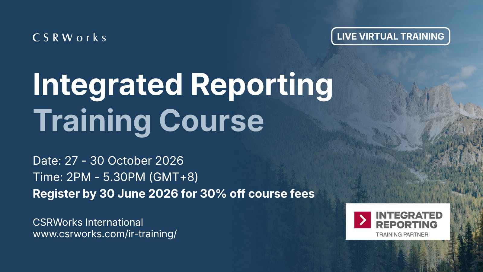 IFRS-Approved Integrated Reporting Training Course