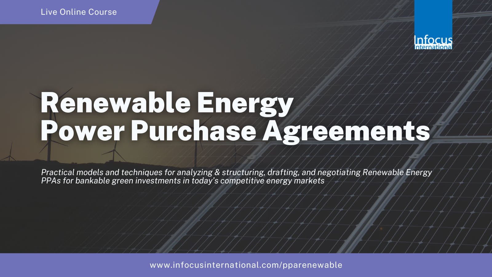 Renewable Energy Power Purchase Agreements - Jul 2026