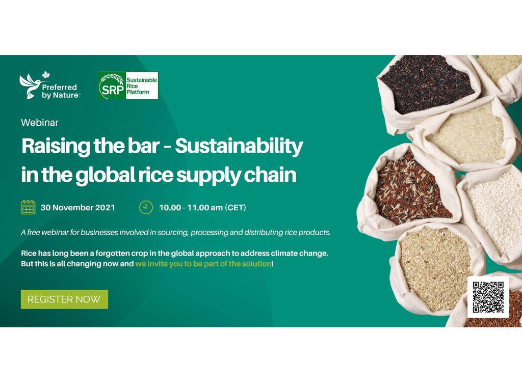 [Webinar] Raising the bar - Sustainability in the global rice supply chain