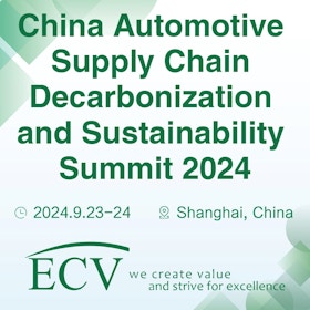 China Automotive Supply Chain Decarbonisation And Sustainability Summit 2024