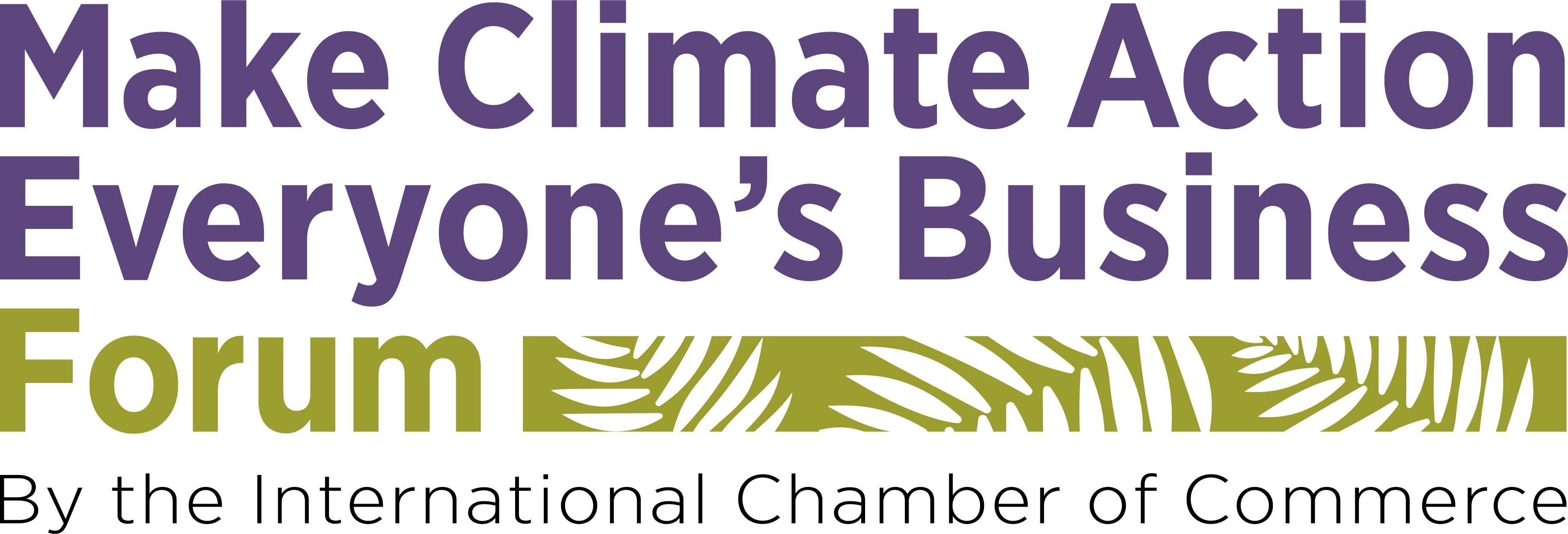 ICC Make Climate Action Everyone's Business Forum
