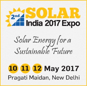 2nd Solar India 2017 Exhibition and Conference