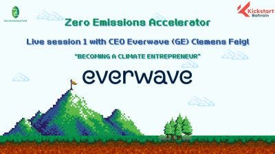 ZEA 1: Becoming a climate entrepreneur with CEO Everwave, Clemens Feigl
