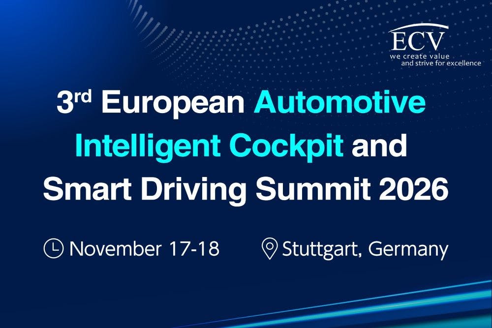 3rd European Automotive Intelligent Cockpit and Smart Driving Summit 2026