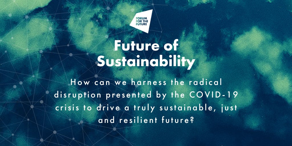 Future of Sustainability 2020: Has the disruption from Covid-19 accelerated the transition to a sustainable future, or made it more challenging?