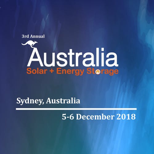 3rd Australia Solar + Energy Storage Congress & Expo 2018 