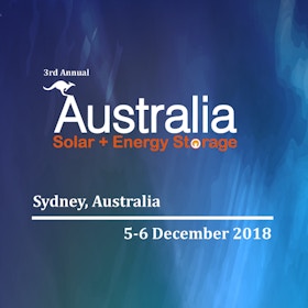 3rd Australia Solar + Energy Storage Congress & Expo 2018 