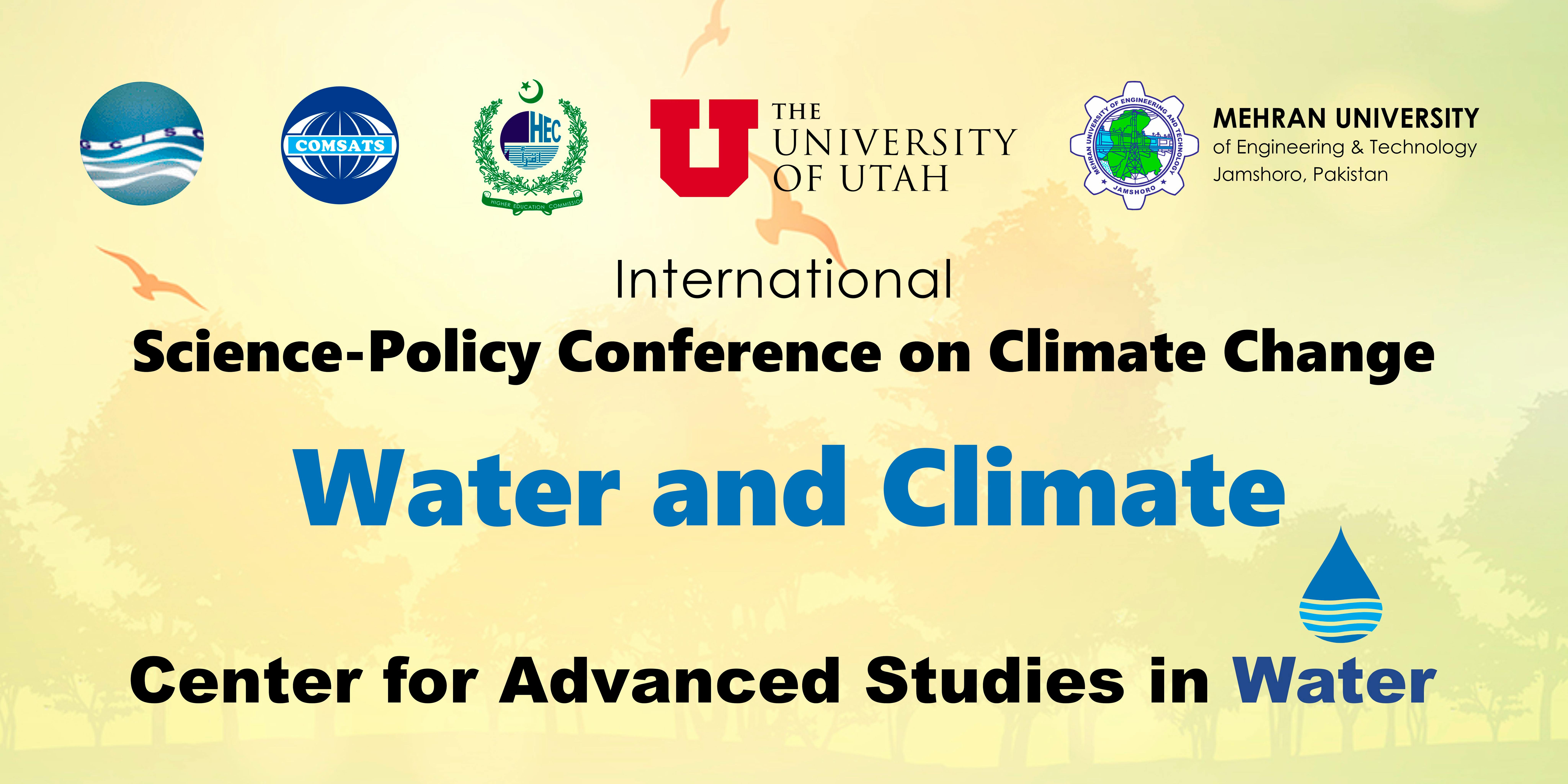International Science-Policy Conference on Climate Change in Pakistan