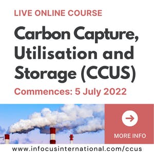 Carbon capture, utilisation and storage (CCUS) live online course