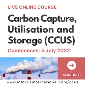 Carbon capture, utilisation and storage (CCUS) live online course