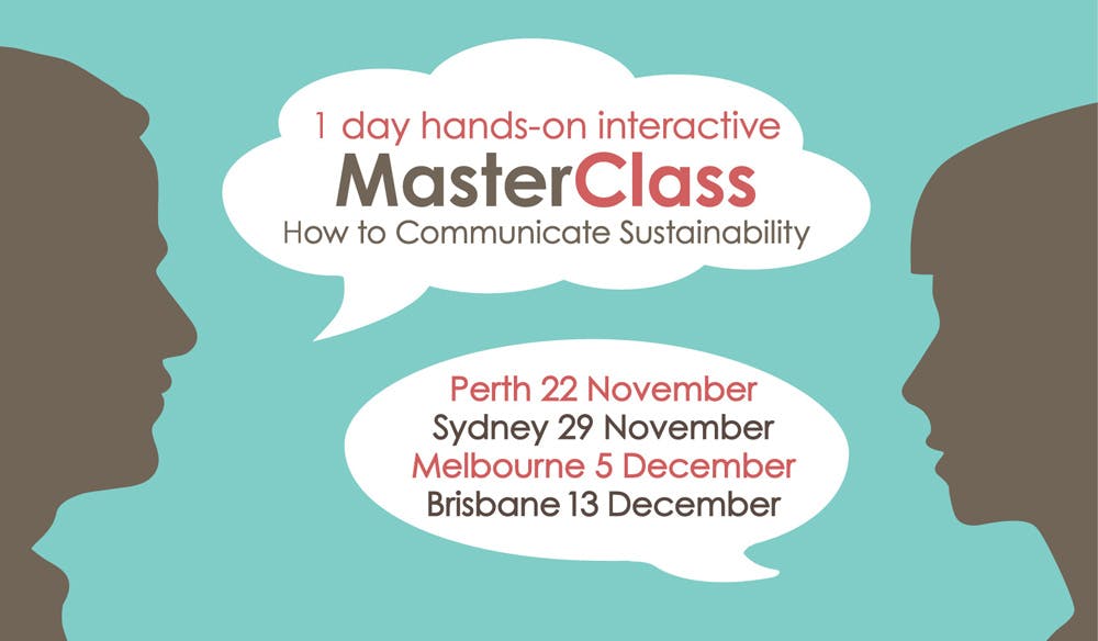 How to Communicate Sustainability MasterClass