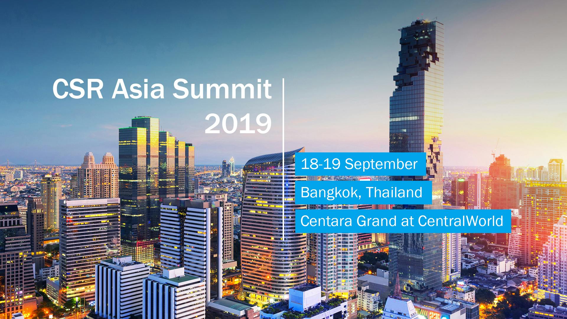 CSR Asia Summit 2019