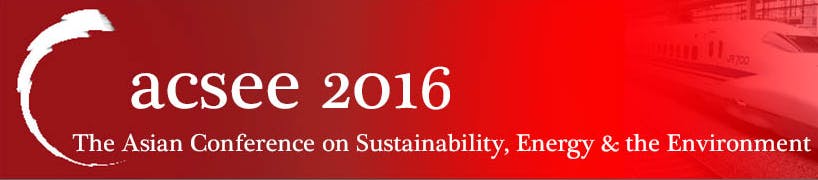 The Asian Conference on Sustainability, Energy & the Environment