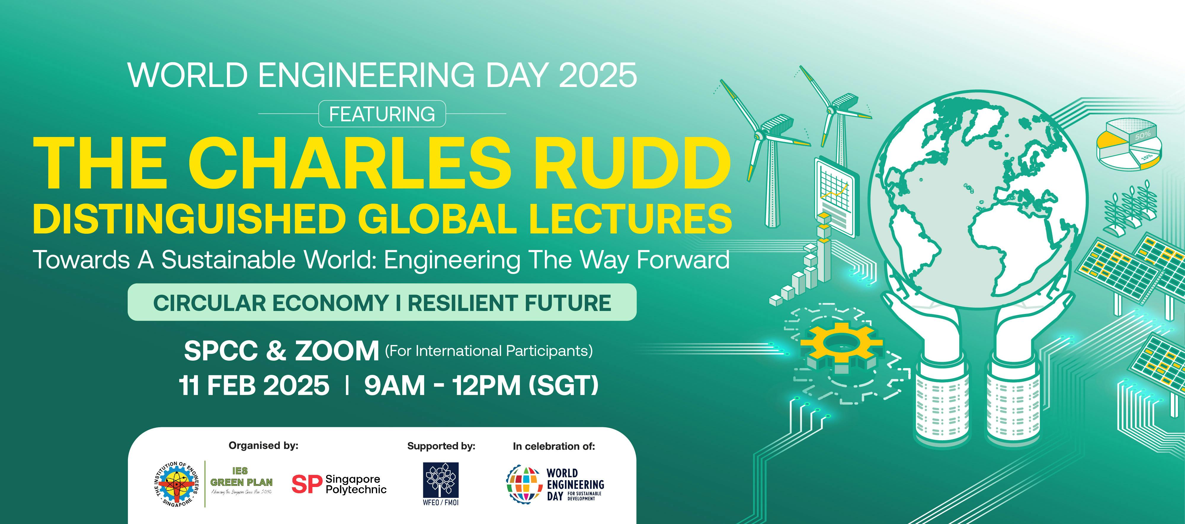 World Engineering Day 2025: Charles Rudd Distinguished Global Lectures