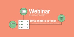 Webinar: Data centers in focus — risks, opportunities and challenges