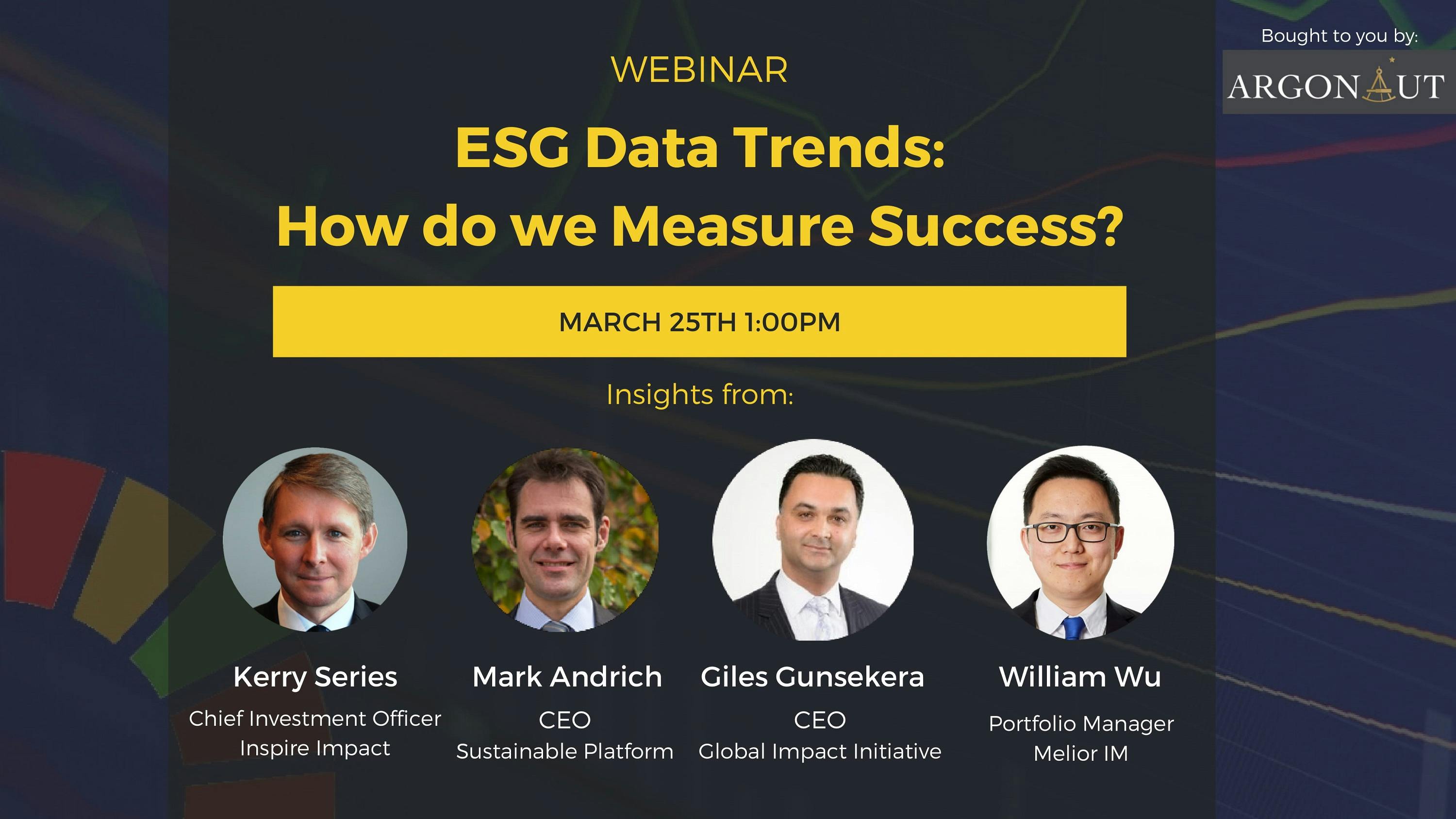 Webinar: ESG Data Trends: How do we measure success?