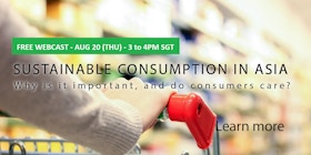 (Free webcast) Sustainable consumption in Asia - Why is it Important, and do consumers care?