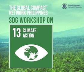 Take Action for #OurOnlyFuture: Global Compact Network Philippines Workshop on Global Goal 13