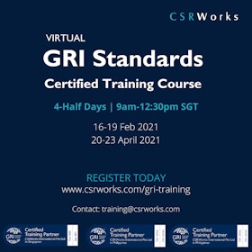GRI standards certified training course