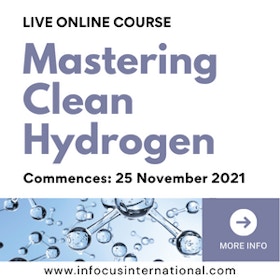 Mastering clean hydrogen live online course (November 2021)