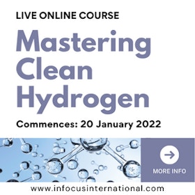 Mastering clean hydrogen live online course (January 2022)