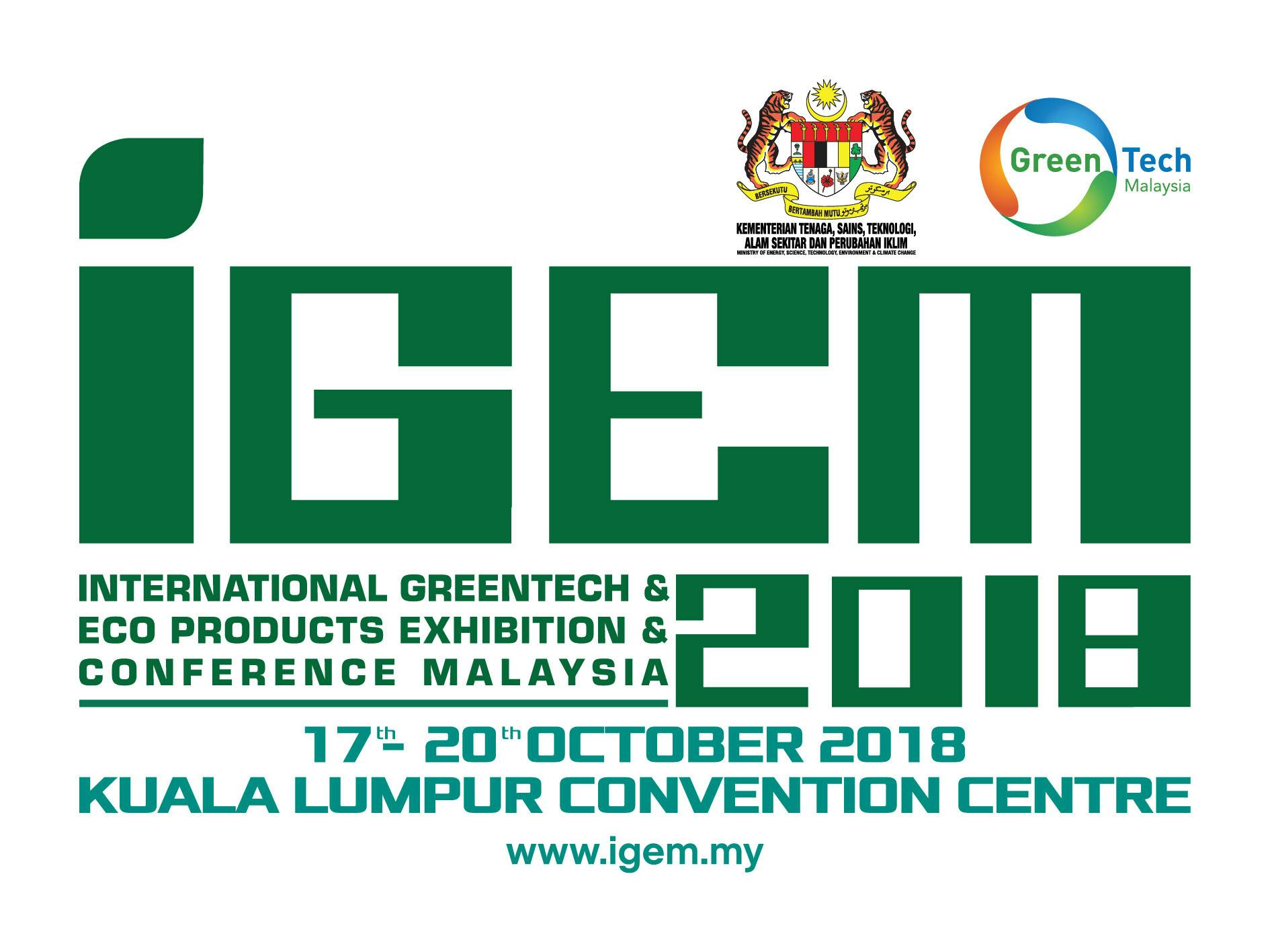 International Greentech & Eco Products Exhibition & Conference Malaysia (IGEM 2018)