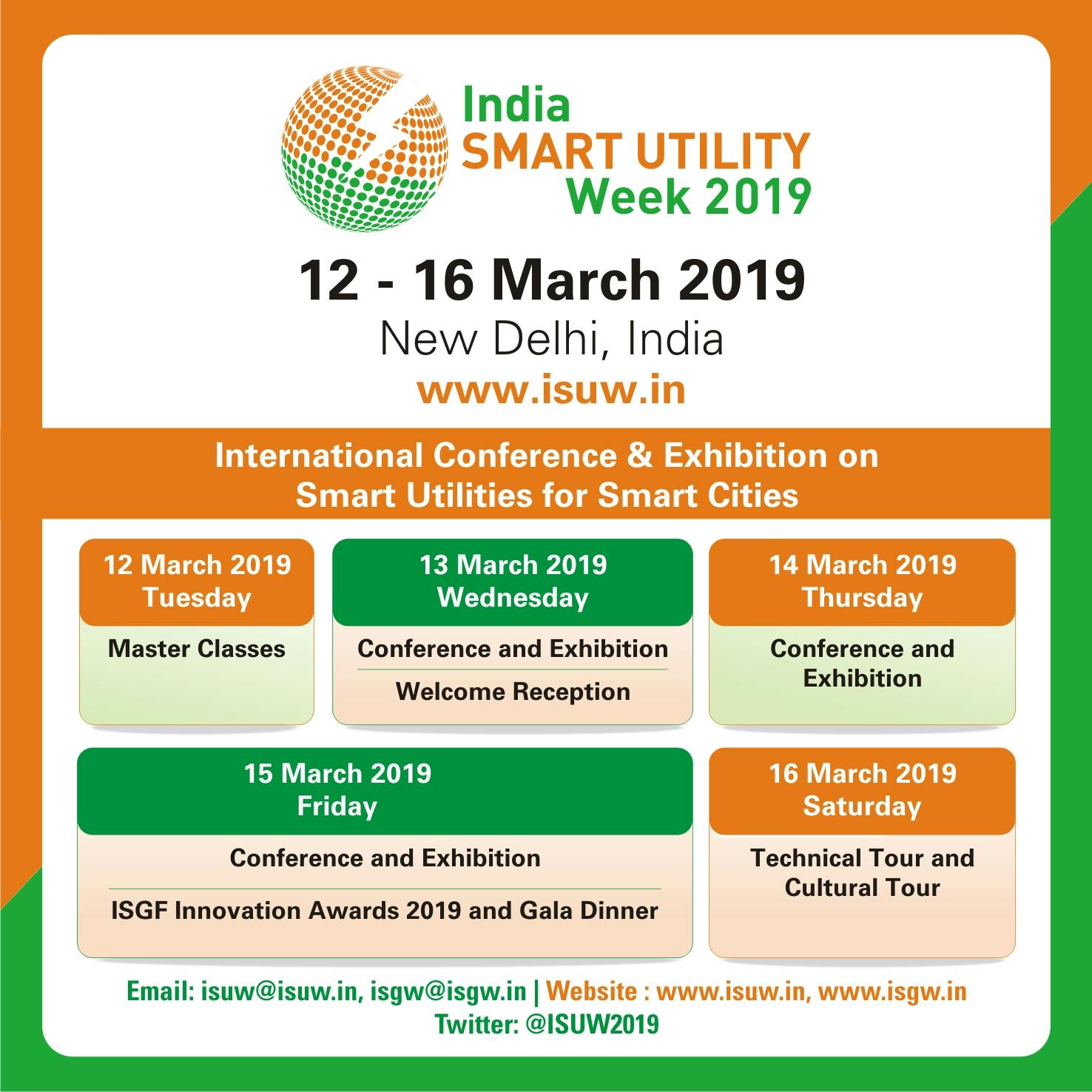 India Smart Utility Week 2019