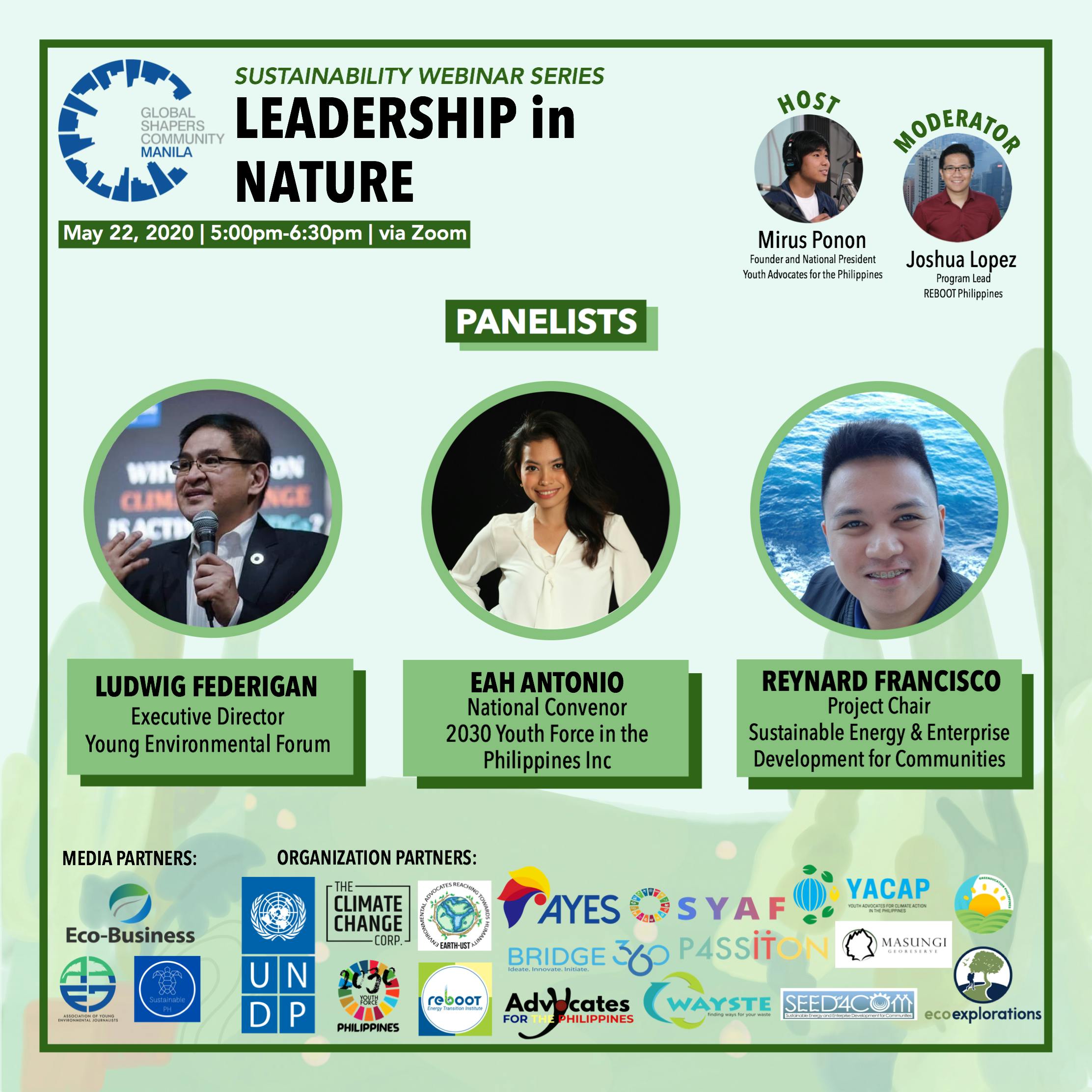 Sustainability Webinar Series: Leadership in Nature