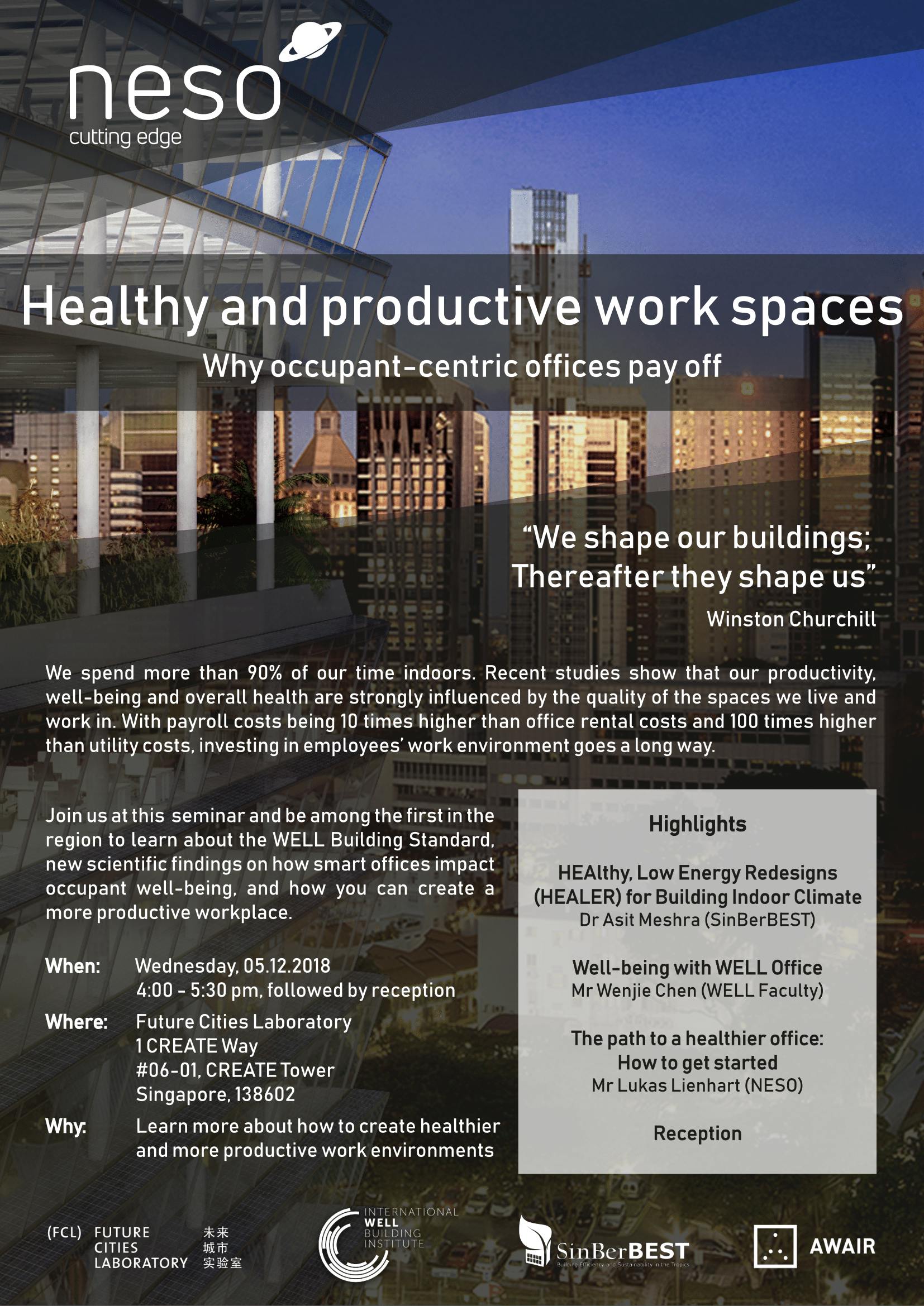 Healthy and productive work environments - Why occupant-centric offices pay off