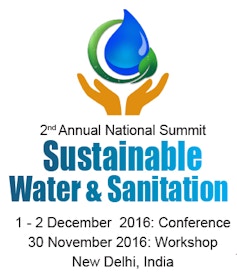 2nd National Summit - Sustainable Water & Sanitation Summit 2016