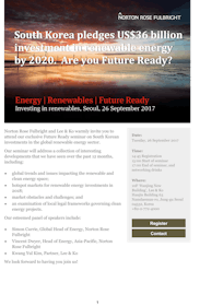 Invitation | Global Renewables | Are you Future Ready? 