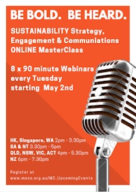 SUSTAINABILITY Strategy, Engagement and Communications MasterClass (WEBINAR SERIES)