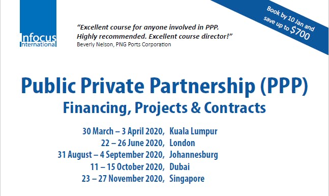 Public Private Partnership (PPP): Finance, Projects & Contracts (London)