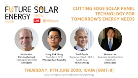 #TheSolarShow Webinar: Cutting edge solar panel technology for tomorrow’s energy needs