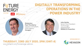 #TheFutureEnergyShow Webinars: Digitally Transforming Operations in the Power Industry